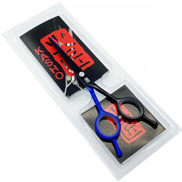 KASHO Hairdressing scissors 5.5" black-blue